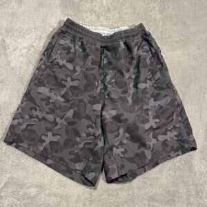 Freeballers Meriplex Shorts Mens Medium Camo Athletic Lined Pockets Drawstring